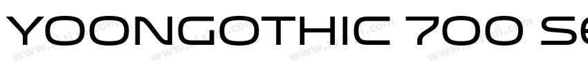 YoonGothic 700 Semib字体转换